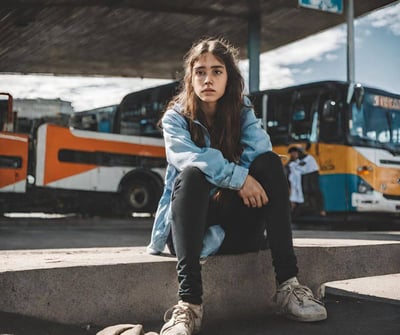 AI image of girl in argentina